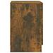 Comodini 2 Pz Rovere Fumo 38x35x56 Cm In Legno Multistrato - Foto miniatura 5