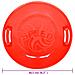 Slittino Rotondo Rosso 66,5 Cm In Pp - Foto miniatura 4