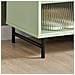 Credenza Con Anta Scorrevole In Vetro, Cassettiera, Mobile Da Cucina, Scarpiera Da Ingresso, Verde, 70x33x90cm Fsb61-gr - Foto miniatura 3