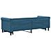 Divano Letto Con Letto Estraibile Blu 80x200 Cm In Velluto - Foto miniatura 7