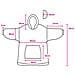 Felpa Plaid Coperta Retro Agnellato Con Tasca Sherpa Inverno Caldo Galway A Quadri - Foto miniatura 4