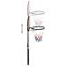 Supporto Per Pallacanestro Nero 216-250 Cm Polietilene - Foto miniatura 4