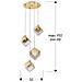 Priscila Lamp 4l, Oro - Foto miniatura 6