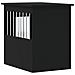 Gabbia Cani Da Arredamento Nera 45x62x59cm Legno Multistrato - Foto miniatura 8