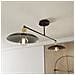 Lampada A Sospensione Motif - Nero, Oro - Acciaio Verniciato A Polvere - 82x100x11 Cm - Foto miniatura 4