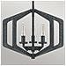 Lampadario Industrial Nordico Vanguard Acciaio Nero Antico 3 Luci E14 - Foto miniatura 2