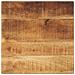 Piano Per Tavolo 60x60x2,5 Cm Quadrato Legno Di Mango Grezzo - Foto miniatura 1