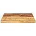 Piano Per Tavolo 60x60x2,5 Cm Quadrato Legno Di Mango Grezzo - Foto miniatura 3