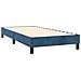 Letto A Molle Con Materasso E Led Blu Scuro 90x200cm In Velluto - Foto miniatura 4