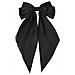 Nastro Per Capelli Con Fiocchi Per Capelli Grandi A Coda Lunga Black - Foto miniatura 1