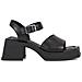 Hennie Sandals Sandali Pelle Scarpe Donna Nero Eu 38, 5537-201 - Foto miniatura 2