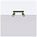 Lampada Da Soffitto Ring 2 Verde Oliva Sl. 1501 - Moderno Lampada Da Soffitto Verde Oliva 17x30x6 Cm - Foto miniatura 2