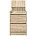 Comodini con 2 Cassetti 2 pz Rovere Sonoma 38x34x80 cm - Foto miniatura 7