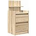 Comodini con 2 Cassetti 2 pz Rovere Sonoma 38x34x80 cm - Foto miniatura 9