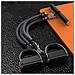 Fascia Di Resistenza Con Pedale - Allenamento Completo  100 Lbs - Foto miniatura 2