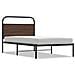 Giroletto Senza Materasso Rovere Marrone 107x203 Cm Truciolato - Foto miniatura 1