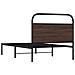 Giroletto Senza Materasso Rovere Marrone 107x203 Cm Truciolato - Foto miniatura 5