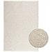 Tappeto Zizur Crema 120x170 Cm Aspetto Iuta Interni Ed Esterni - Foto miniatura 1