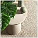 Tappeto Zizur Crema 120x170 Cm Aspetto Iuta Interni Ed Esterni - Foto miniatura 2