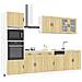 Set Mobili Da Cucina 7 Pz Kalmar Rovere Sonoma In Truciolato - Foto miniatura 1