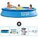 Piscina Fuori Terra - In Giro - 305x305x61 Cm - Blu - Include Accessori Coordinati Cb7 - Foto miniatura 1
