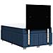 Giroletto a Molle con Materasso Blu 120x190 cm in Tessuto - Foto miniatura 8