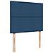 Giroletto a Molle con Materasso Blu 120x190 cm in Tessuto - Foto miniatura 9