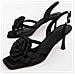 Sandalo Con Tacco Florence Nero. - Foto miniatura 1