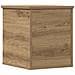 Scatola di Stoccaggio  in Rovere Artigianale 30x35x35 cm in Legno Ingegnerizzato - Foto miniatura 6