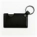 Specchietto Per Il Trucco Portatile In Pu Con Portachiavi In Acciaio Inossidabile Black - Foto miniatura 3