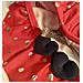 Slip Da Bagno Per Bambina 122 Cm A Righe Rosse E Bianche - Foto miniatura 2