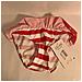 Slip Da Bagno Per Bambina 122 Cm A Righe Rosse E Bianche - Foto miniatura 3