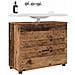 Mobile da Bagno con cassetto Legno vecchio 76.5 x 35 x 64 cm - Foto miniatura 3