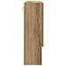 Mobiletto per specchio rovere artigianale 59 x 17 x 55 cm - Foto miniatura 7