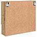 Mobiletto per specchio rovere artigianale 59 x 17 x 55 cm - Foto miniatura 8