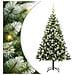 Albero di Natale artificiale a cerniera con neve fioccata - Foto miniatura 1