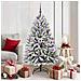 Albero di Natale artificiale con 150 LED Verde e Bianco 150 cm - Foto miniatura 2