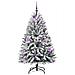 Albero di Natale artificiale con 150 LED Verde e Bianco 150 cm - Foto miniatura 4