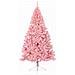 Albero di Natale artificiale con luci integrate Rosa 210 cm PVC - Foto miniatura 3