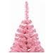 Albero di Natale artificiale con luci integrate Rosa 210 cm PVC - Foto miniatura 7