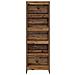 Armadio per Libri 2 pcs Legno vecchio 80 x 30 x 155 cm - Foto miniatura 5
