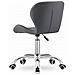 Sedia girevole AVOLA grigia dal design ergonomico per ufficio - Foto miniatura 4