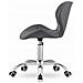 Sedia girevole AVOLA grigia dal design ergonomico per ufficio - Foto miniatura 3