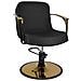 poltrona styling Bologna oro-nera - Foto miniatura 1