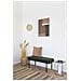 Panca Swindon In Bouclé Verde Scuro Con Gambe Nere — 100×36×42,5 Cm - Foto miniatura 5