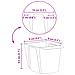 Fioriere per Euro pallet 24 pcs Grigio chiaro 13,5 x 9 x 9,5 cm - Foto miniatura 8