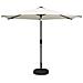 Parasol da Giardino con Luci LED 300 x 300 cm Poliestere Crema - Foto miniatura 1
