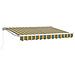 Tenda retrattile manuale Verde e Giallo 3 x 2,5 m - Foto miniatura 1