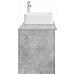 Set di mobili per il bagno 2 pcs Grigio Cemento - Foto miniatura 3