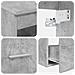 Set di mobili per il bagno 2 pcs Grigio Cemento - Foto miniatura 8